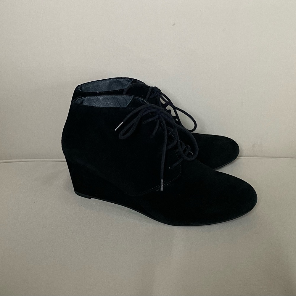 Gently Used Vionic Black Wedge Booties - image 1